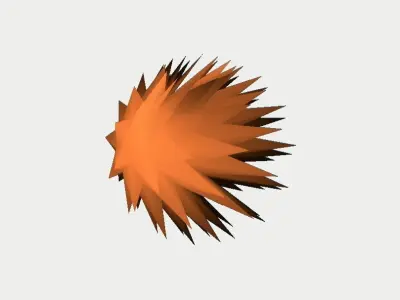 BULK Fog Fire and Poison Grenade 3D model