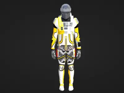Robot Soldier - Assault Soldier Low-poly 3D model shop