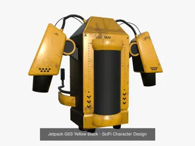 10 Jetpacks G Collection - SciFi Character Design