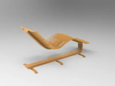 NEW GENERATION WOOD CHEJLONG Low-poly 3D model