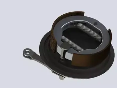 Brake shoes  Free 3D model