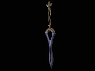  elven sword 3D model