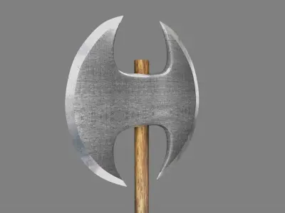 Medieval axe 3D model order