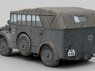 Horch Type 1A 3D model