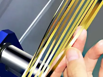 Sheet Metal Slitting Machine for Gold Silver Copper Coils 3D model