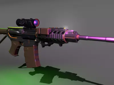 Advance Rifle Patrol 3D model