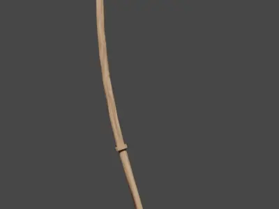 great scythe from Darksouls Low-poly 3D model
