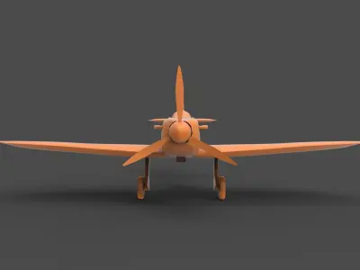 Supermarine Spitfire 3D print model