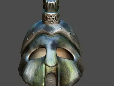 SPARTA OLD HELMET 3D model
