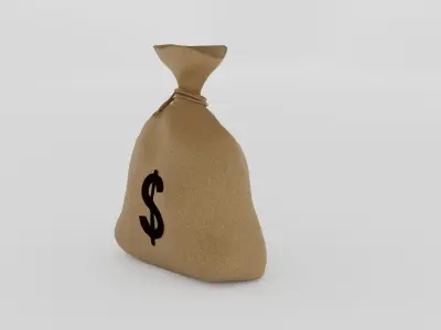 Money Bag 3D model