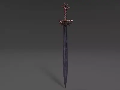 SWORD Gothic Voodoo  Low-poly 3D model