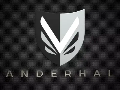 vanderhall logo 3D model