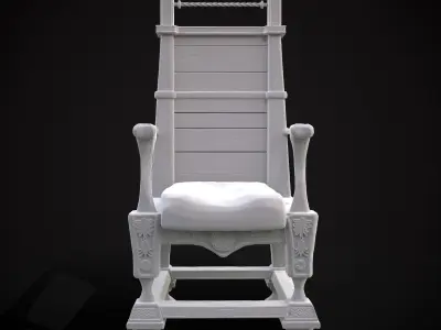 Regal Hardwood Chair 3D print model