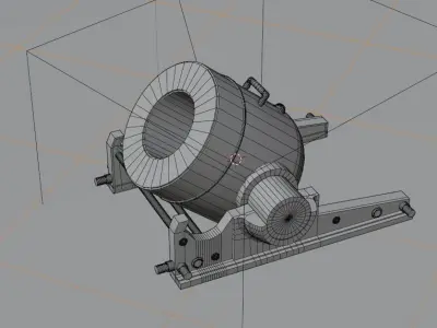 CANNON 3D metal 3D model