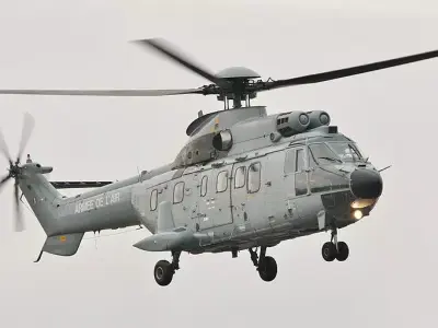 Eurocopter AS332 Super Puma 3D model