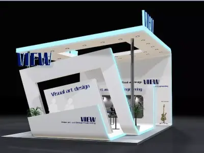 Exhibition - Area - 9X6-3DMAX2010-0107 3D model