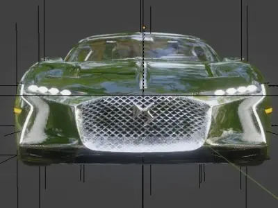 Ds e-tense 2017 model Free 3D model