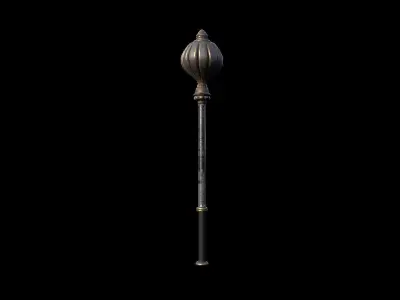Mace Club Low-poly 3D model