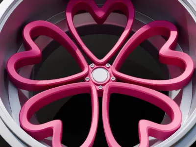 Sports wheel rim 3D model