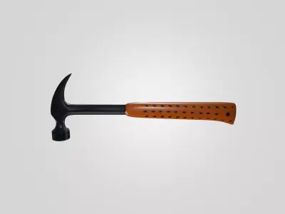 Construction Hammer Tool - Game Ready 3D Model Low-poly 3D model