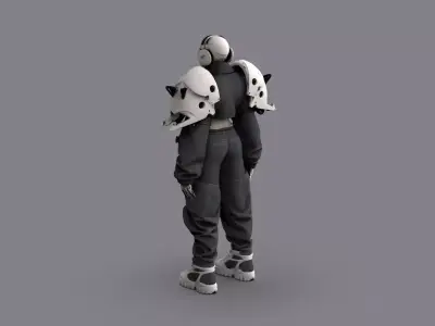 Night City Character Resident 3D model order