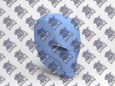 Red hood Rebirth Helmet for 3d print 3D model