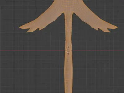 Solar Angel Blade Low-poly 3D model