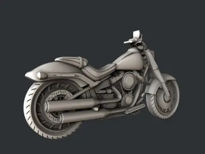 3d STL models for CNC Motorcycle 3D model