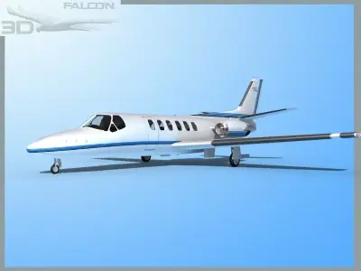 Falcon3D Citation V C560 F11 3D model