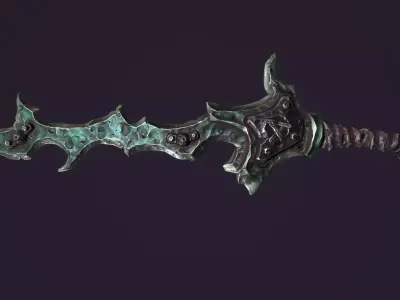 Brute sword Free 3D model