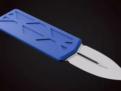 Knife 2 H Low-poly 3D model