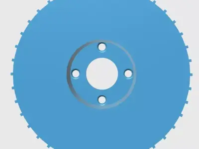 Turo fan wheels  Free 3D model