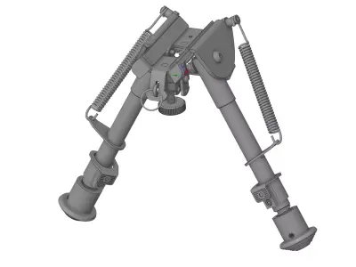 Harris 1A2-BR Bipod 3D model