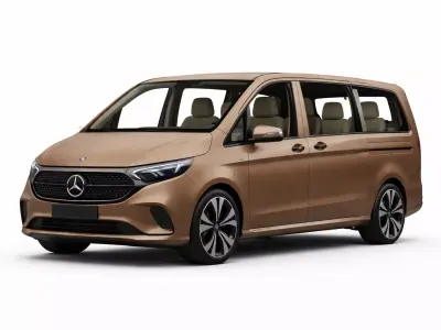 Mercedes EQV 2026 Minibus Luxury Electric Passenger Van 3D model