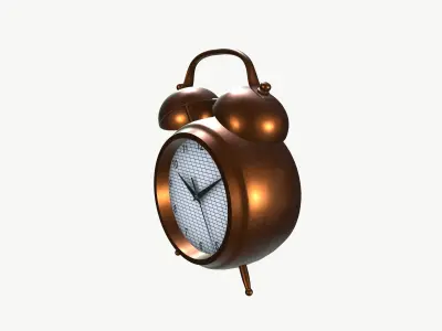 Alarm Clock Low-poly 3D model
