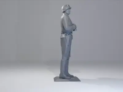 General Patton 75mm 3D print model