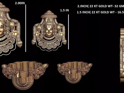 Balaji face 3d modal desing  3D print model