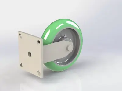 Rodizio FMX 82 BCE Schioppa Wheel 3D model