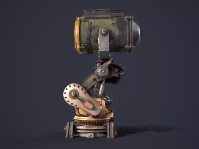 Sci - Fi Searchlight Military 3D model