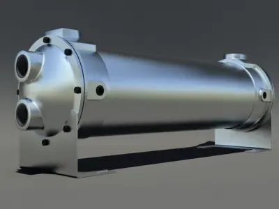 Heat Exchanger  Free 3D model