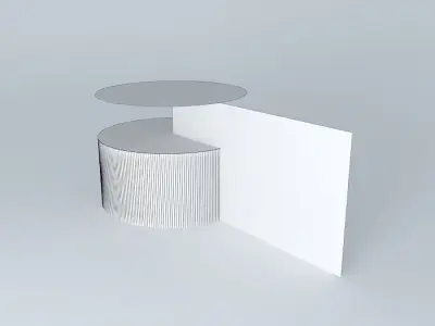 Painted Cylinder Free 3D model