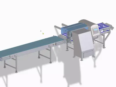 Magnet detection conveyor  3D model