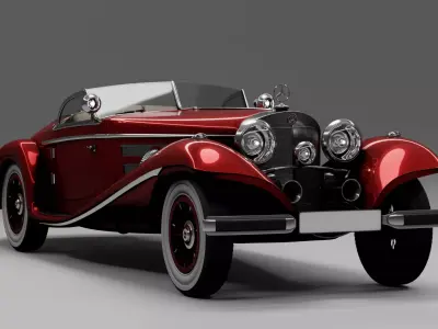 Mercedes 540K 3D model