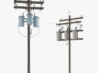  Utility Poles Collection 