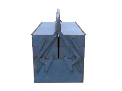 Toolbox Low-poly 3D model order