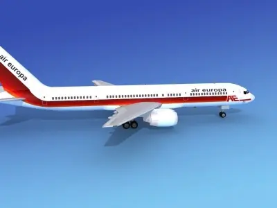 Boeing 757-200 Air Europa 3D model