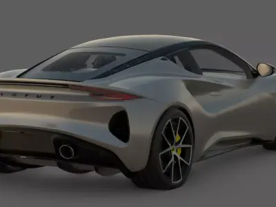 2022 Lotus Emira V6 3D Model The Final Lotus Combustion Soul Low-poly 3D model