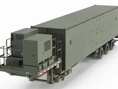 US Army Typhon Missile Launcher 3D model