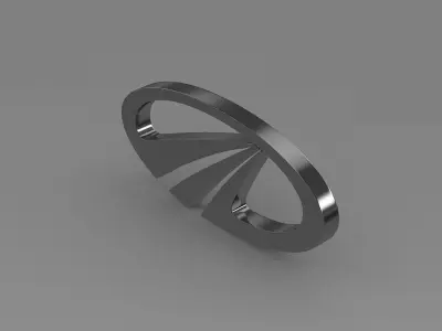 mahindra logo 3D model by Sergey