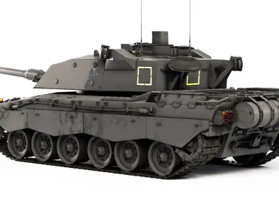 Tank Challenger 3 2022 3D model
